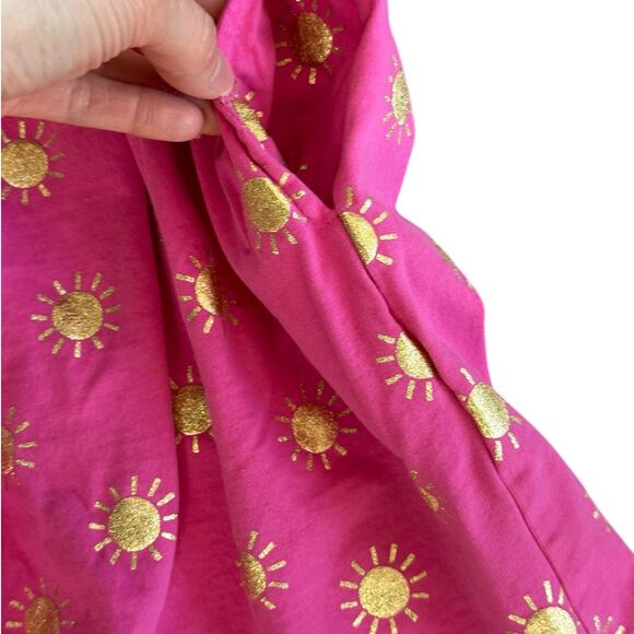 MINI BODEN Pink and Gold Sunshine Dress Size 3-4y - Picture 4 of 5